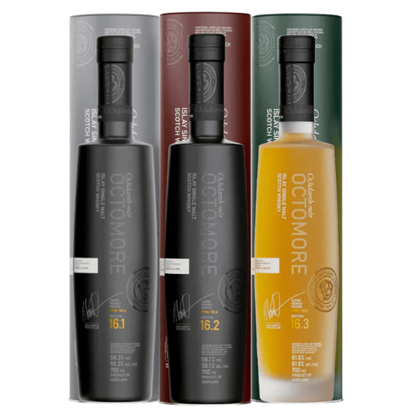 Bruichladdich Octomore Single Malt Scotch Edition 16 Bundle