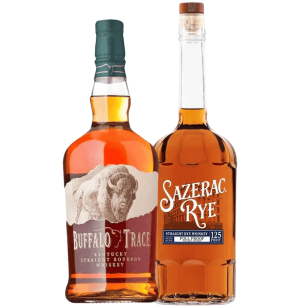 Sazerac Rye Full Proof & Buffalo Trace Bourbon Bundle Set