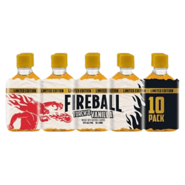 Fireball Torch'd Vanilla Whisky 50mL 10-Pack