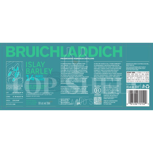 Bruichladdich Islay Barley 14 Year Old