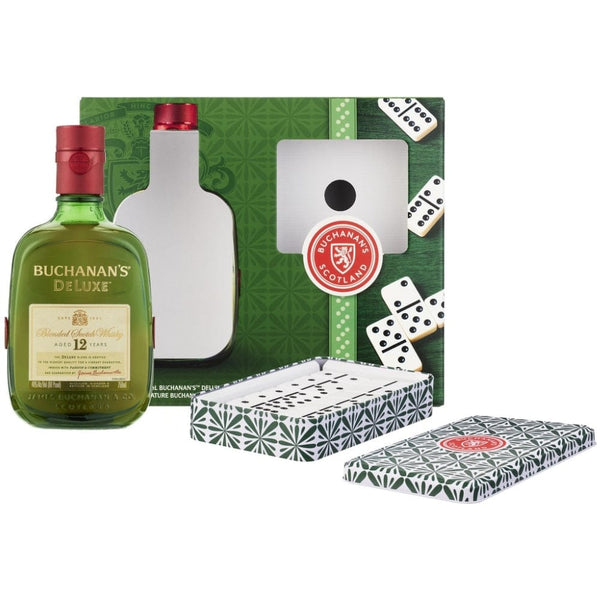 Buchanans Deluxe 12 Year Old W/Dominoes Set