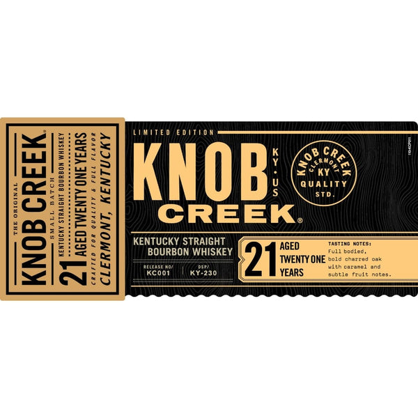 Knob Creek 21 Year Old Bourbon