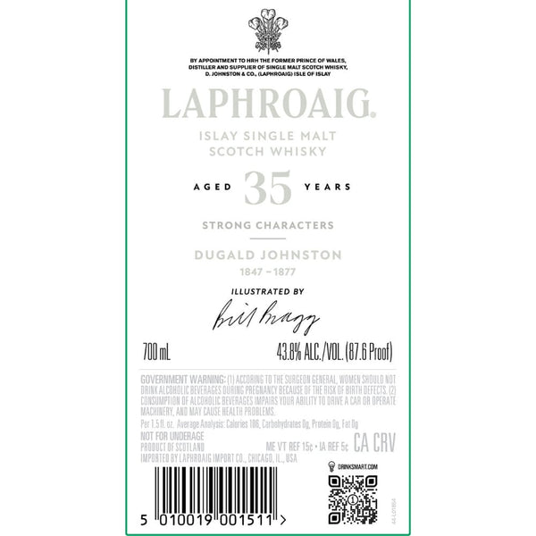 Laphroaig 35 Year Old Strong Characters - Dugald Johnston