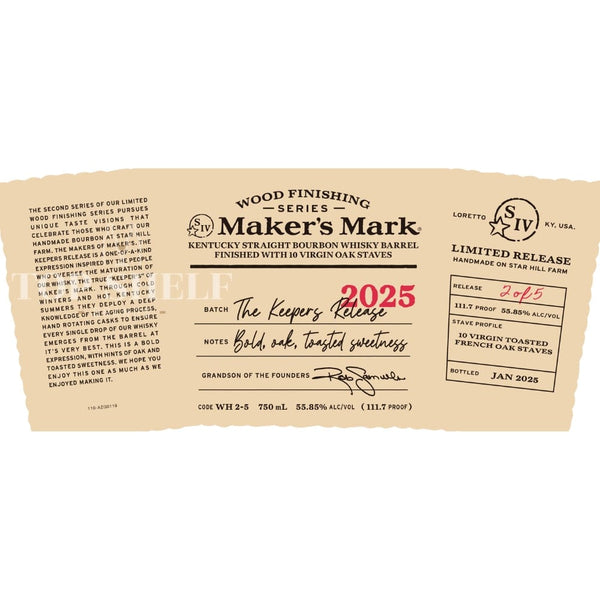 Maker's Mark The Keeper's Release Wood Finishing Series 2025