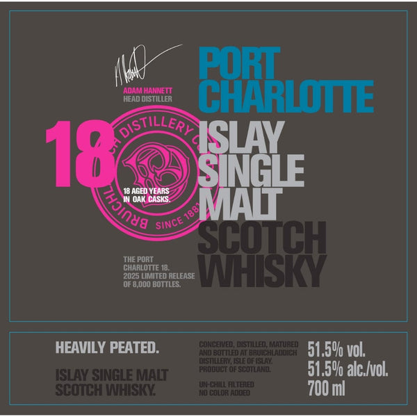 Port Charlotte 18 Year Old 2025 Release