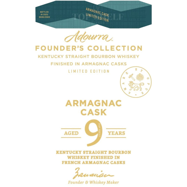 Rabbit Hole Founder’s Collection Adourra 9 Year Old Bourbon