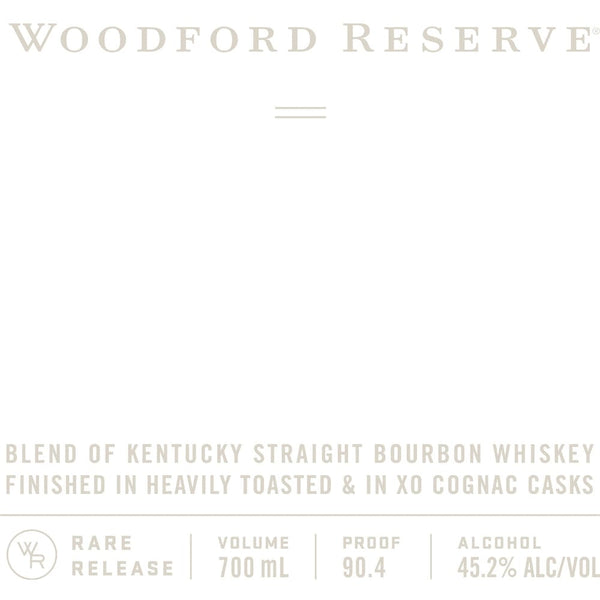 Woodford Reserve Bourbon Finished in Heavily Toasted & XO Cognac Cask