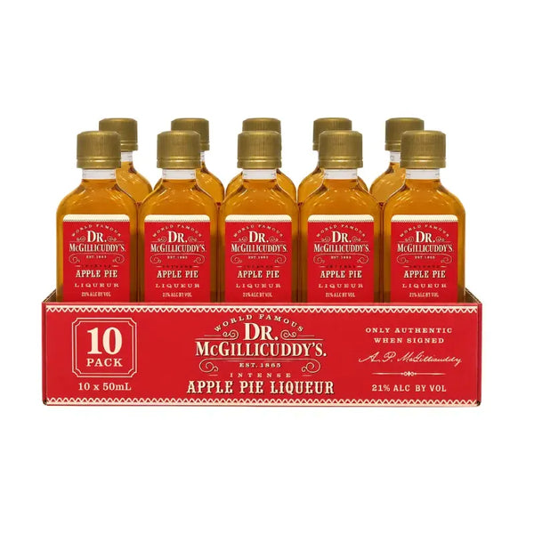 Dr. Mcgillicuddy's Apple Pie Liqueur Shooters (10 x 50mL)