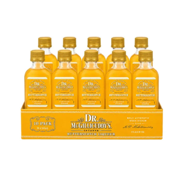 Dr. Mcgillicuddy's Butterscotch Liqueur Shooters (10 x 50mL)