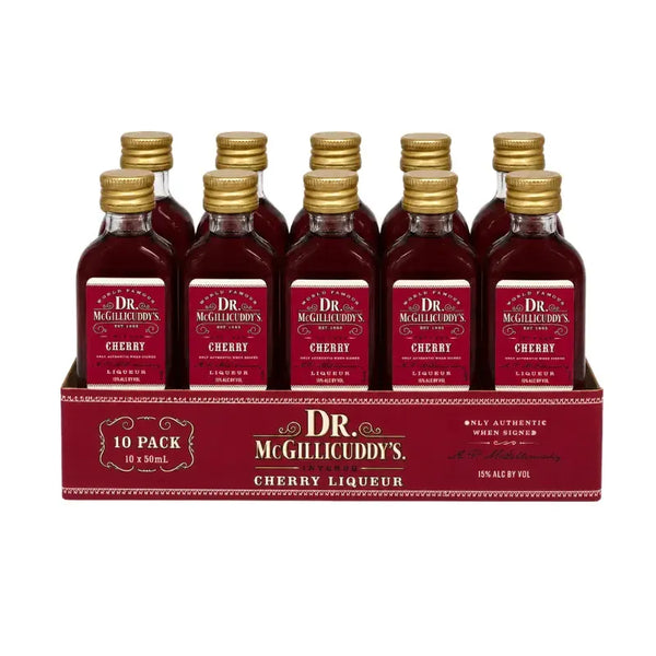 Dr. Mcgillicuddy's Cherry Liqueur Shooters (10 x 50mL)