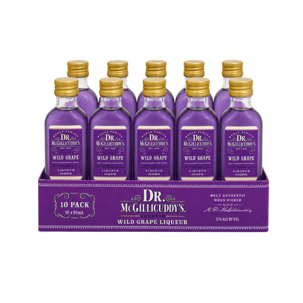 Dr. Mcgillicuddy's Grape Liqueur Shooters (10 x 50mL)