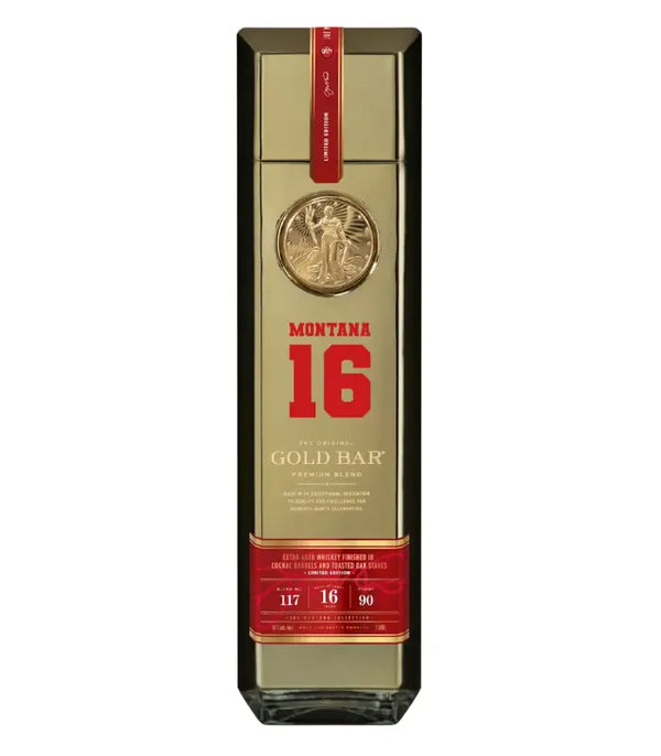 Gold Bar Blend 117 Joe Montana Collection 16 Year Whiskey