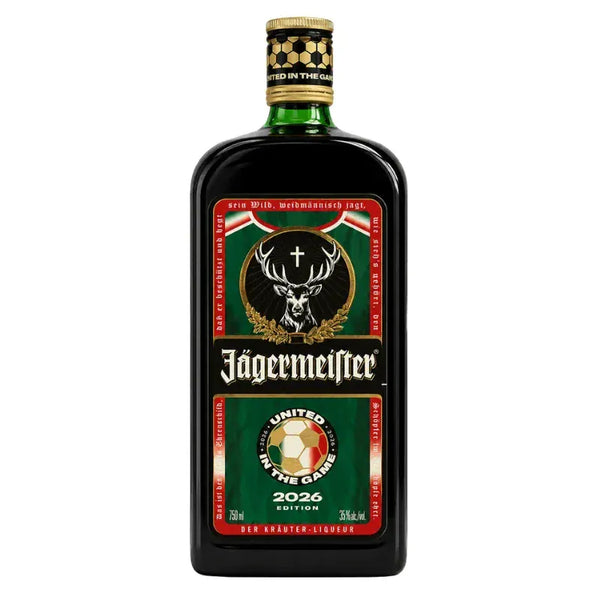 Jagermeister Liqueur Mexico "United in the Game" 2026 Edition
