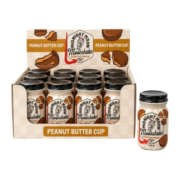 Midnight Moon Peanut Butter Cup Moonshake Liqueur Minis 12x50mL