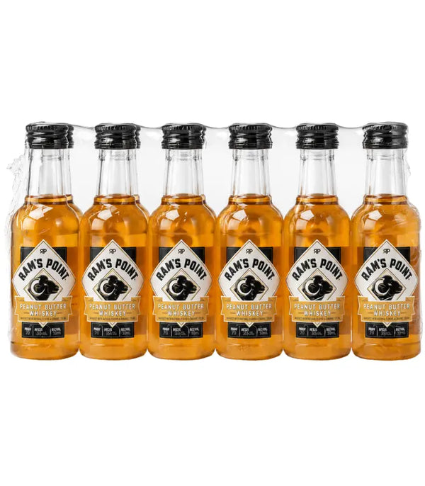 Ram's Point Peanut Butter Whiskey 50mL 10 Pack