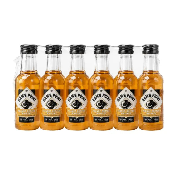 Ram's Point Peanut Butter Whiskey 50mL 10-Pack