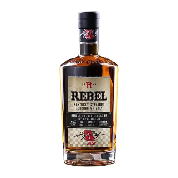 Rebel X Kyle Busch Single Barrel Bourbon 108 Proof 2026 Release
