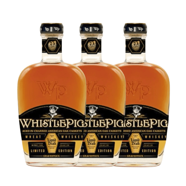 WhistlePig X Liquid Death Gravestock Wheat Whiskey