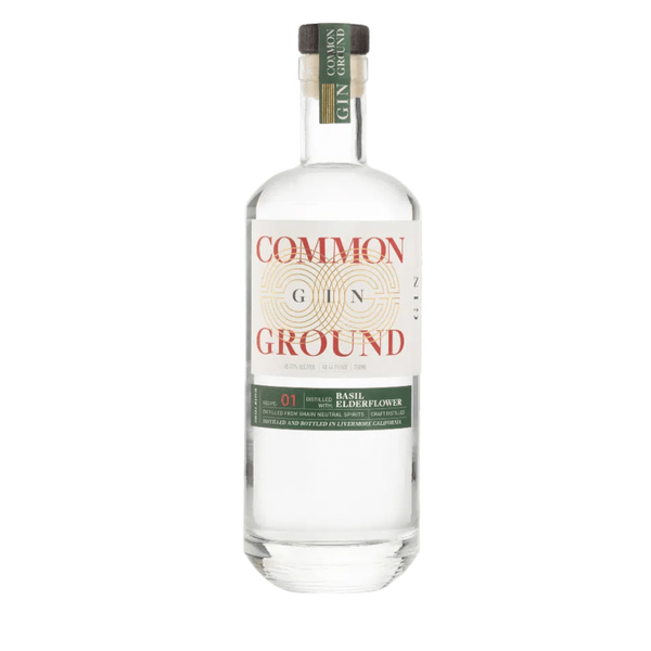 Common Ground Basil Elderflower Gin