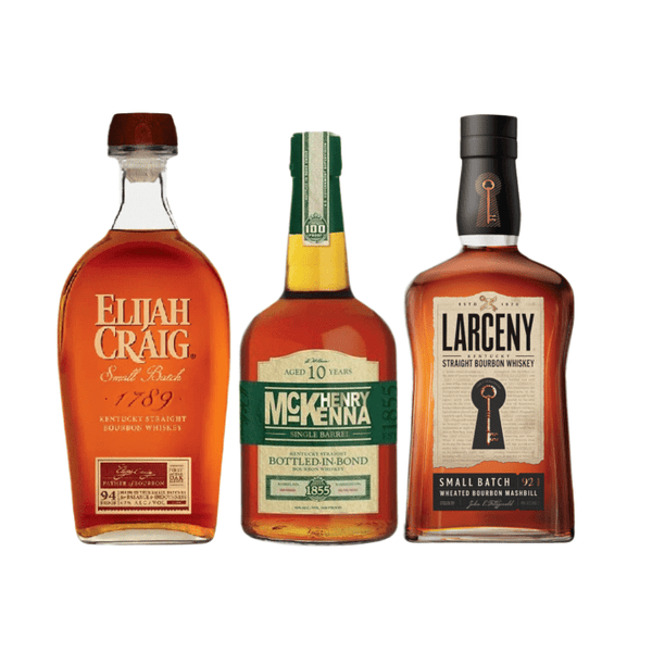 Henry Mckenna, Larceny Small Batch, Elijah Craig Small Batch Bundle