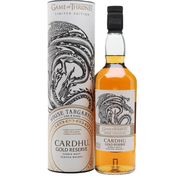 Game Of Thrones House Targaryen Cardhu Gold Reserve Single Malt Scotch