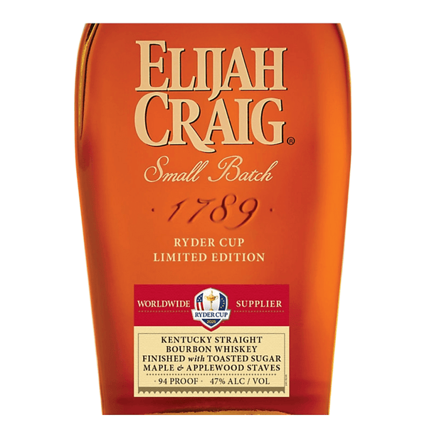 Elijah Craig Ryder Cup 2025 Edition Bourbon