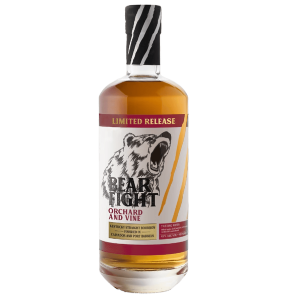 Bear Fight Orchard and Vine Bourbon Whiskey Finished in Calvados and Port Barrels