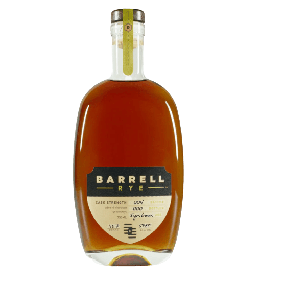 Barrell Rye Batch #004