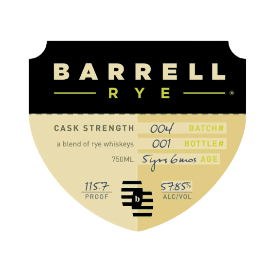 Barrell Rye Batch #004