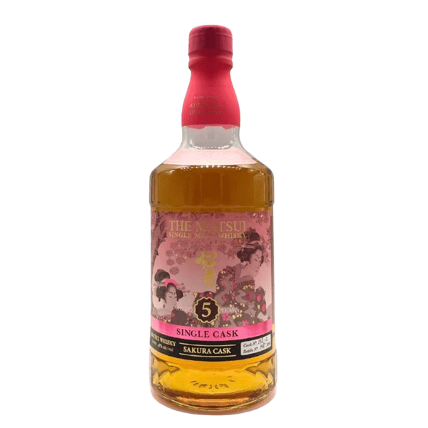 The Matsui 5 Year Sakura Cask Single Malt Japanese Whisky