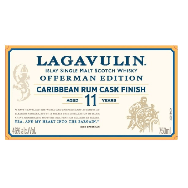 Lagavulin Offerman Edition Caribbean Rum Cask Finish Scotch Whisky