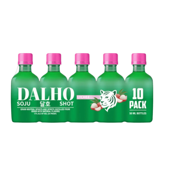 Dalho Soju Lychee 50mL 10-Pack