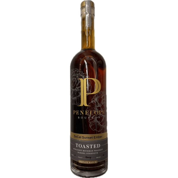 Penelope Toasted Private Barrel 'Socal Sunset Ember' Straight Bourbon Whiskey