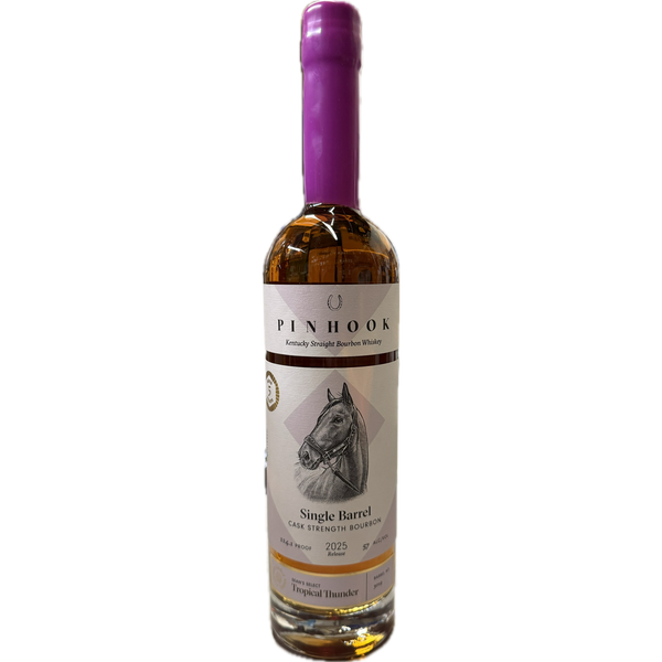 Pinhook 5 Year Old Single Barrel Select Cask Strength 'Tropical Thunder' 2025 Release