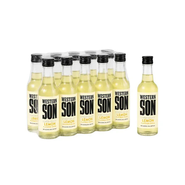Western Son Lemon Vodka Shooters (10 x 50mL)