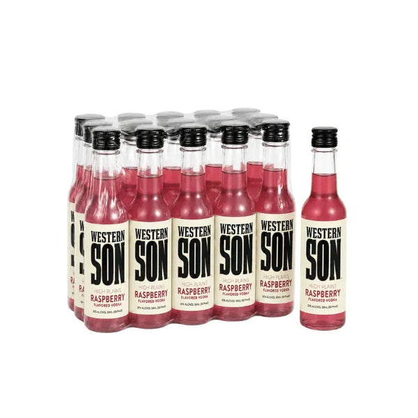 Western Son Raspberry Vodka Shooters (10 x 50mL)