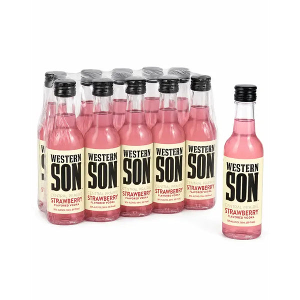 Western Son Strawberry Vodka Shooters (10 x 50mL)