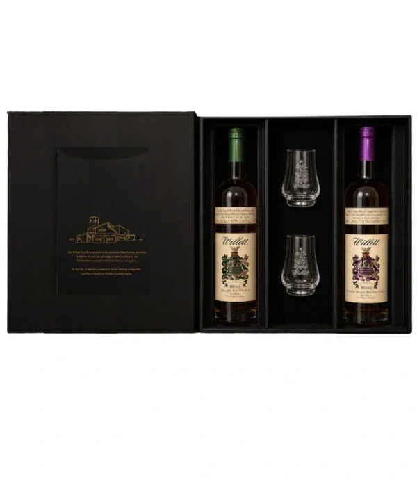 Willett Family Estate 2-Bottle Gift Set with 2 Glasses