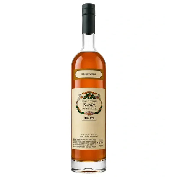 Willett Family Estate 6 Year Single Barrel Rye #3662 "Celebrity Shot" 118.6 Proof
