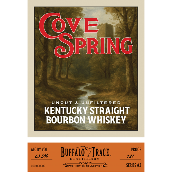 Cove Spring Kentucky Straight Bourbon Whiskey Prohibition Collection Series #3 Bourbon Buffalo Trace