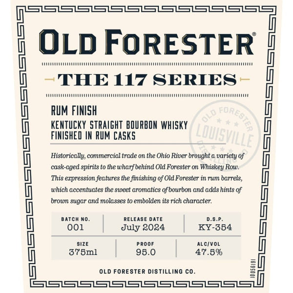 Old Forester The 117 Series: Rum Finish Bourbon