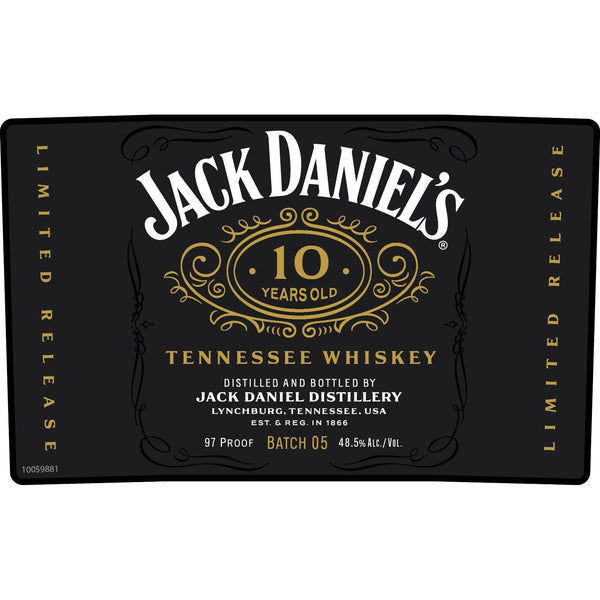 Jack Daniel's 10 Year Old Tennessee Whiskey Batch 05