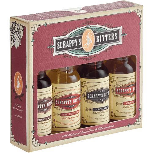 Scrappy’s Bitters The Essentials Mini 4-Pack
