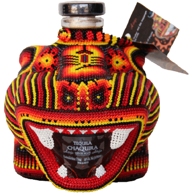Chaquira Beaded Jaguar Anejo Tequila