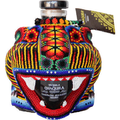 Chaquira Beaded Jaguar Extra Anejo Tequila