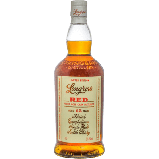 Longrow Red 15 Year Old Pinot Noir Cask Matured Scotch Whisky