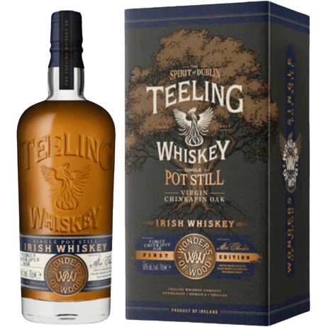 Teeling Wonders of Wood Virgin Chinkapin Oak Single Pot Still Irish Whiskey