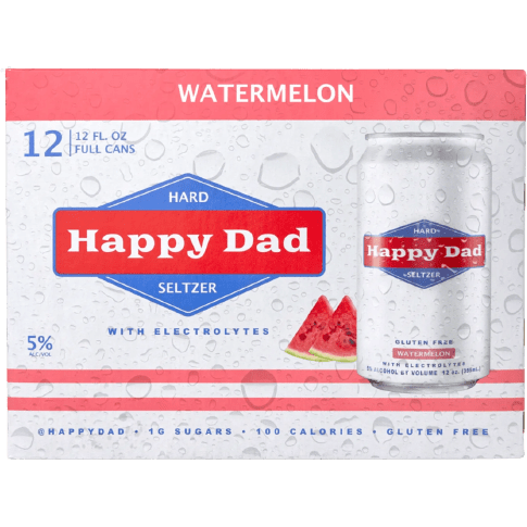 Happy Dad Watermelon Hard Seltzer