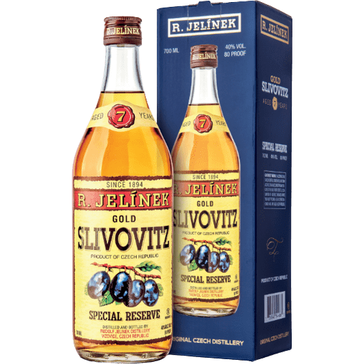 R. Jelinek Slivovitz Kosher 7 Year Gold Reserve Plum Brandy