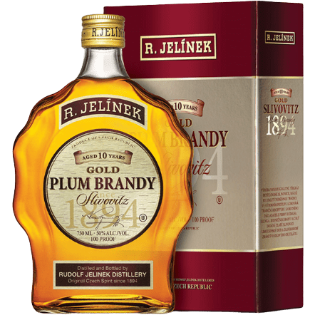 R. Jelinek Slivovitz Kosher 10 Year Gold Plum Brandy